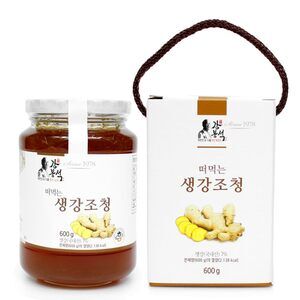 Korean Herbal Tea/Ginger Rice Syrup/Colds Cough Sore Throat/Sugar Free / 21.1oz